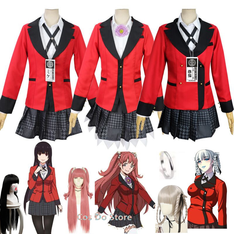 Anime Cosplay Yumeko - Costumes Anime KakeNAFTA pour femmes, Yumeko,