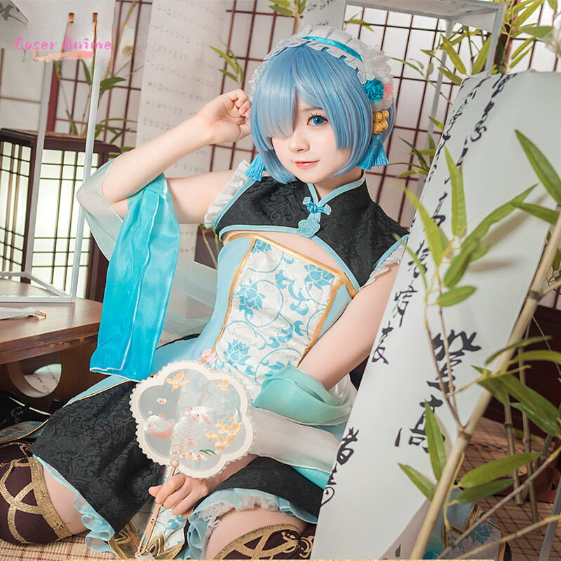 Anime Cosplay Rem - Costume de Cosplay Anime Re:Life in