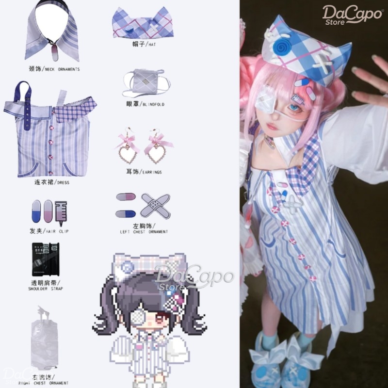 Anime Cosplay Ideas For Women - Perruque de Costume de Cosplay Infinity