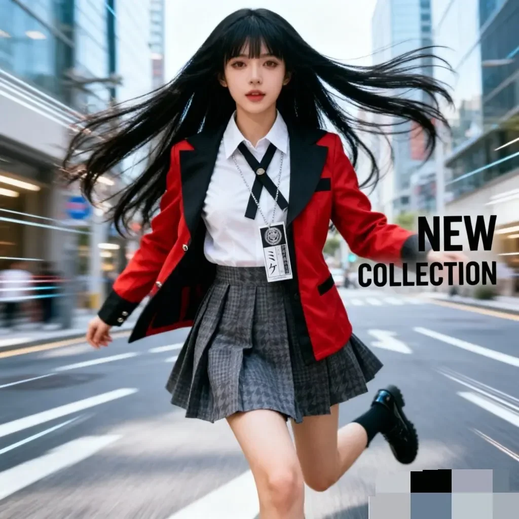 Anime Cosplay Yumeko - Costume de cosplay Anime Kakegurui Jabami