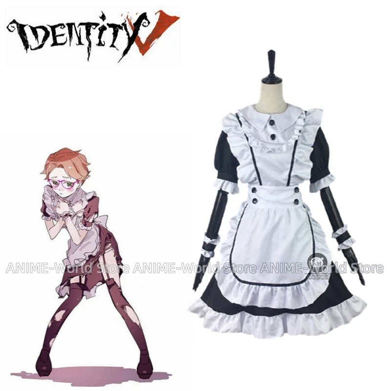 Anime Cosplay For Black Guys - Lucky Guy Maid Cosplay Costume, Robe,