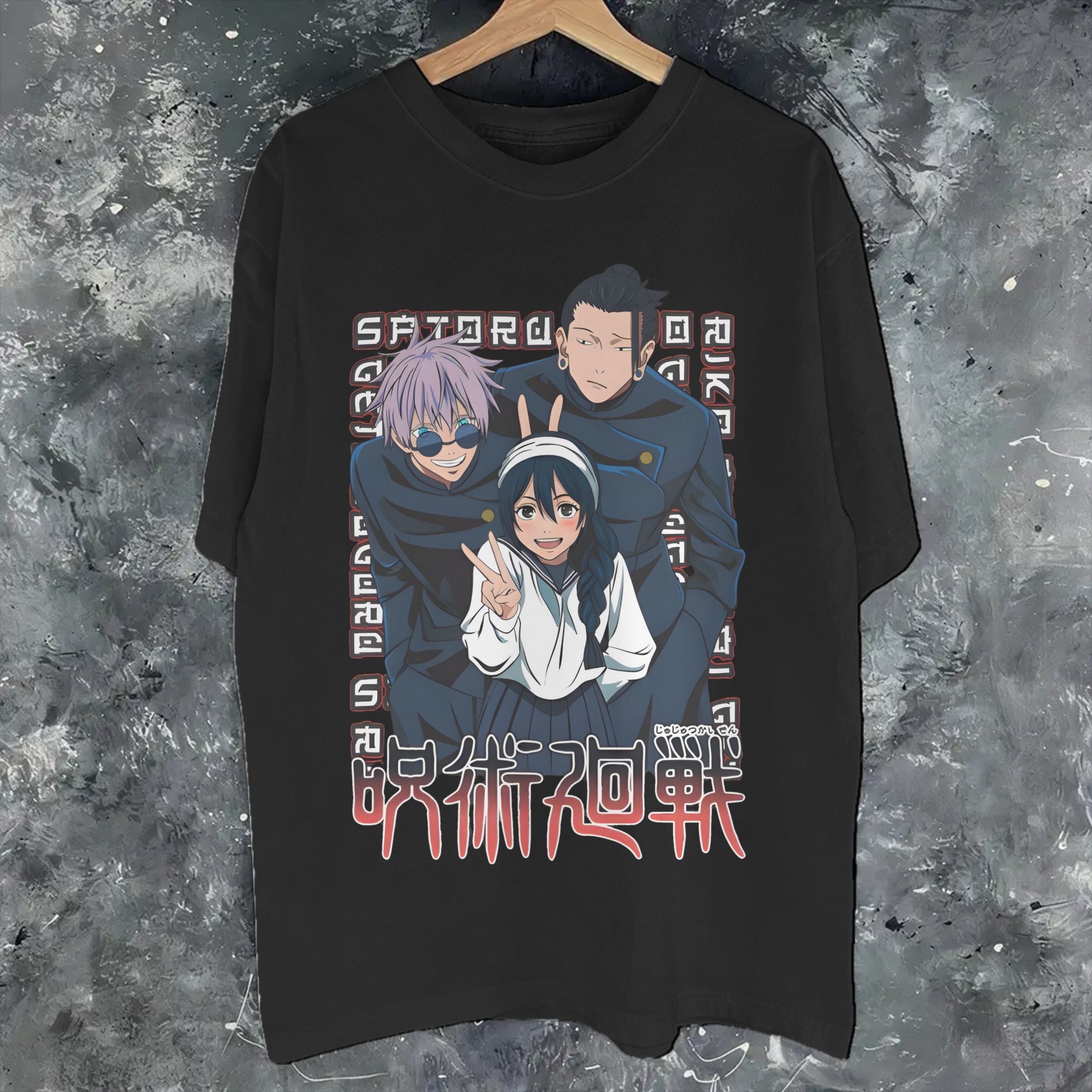 Anime Cosplay Ideas For Women - T-shirt esthétique Anime Trio Jujutsus Kaisens