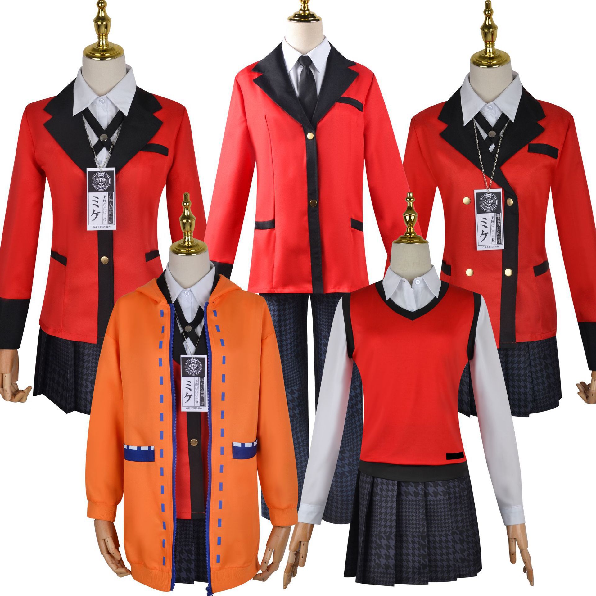 Anime Cosplay Yumeko - Costume de cosplay d'anime Kakegurui, Yumeko