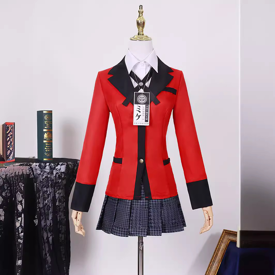 Anime Cosplay Yumeko - Costume de cosplay Kakegurui, Yumeko Jabami,
