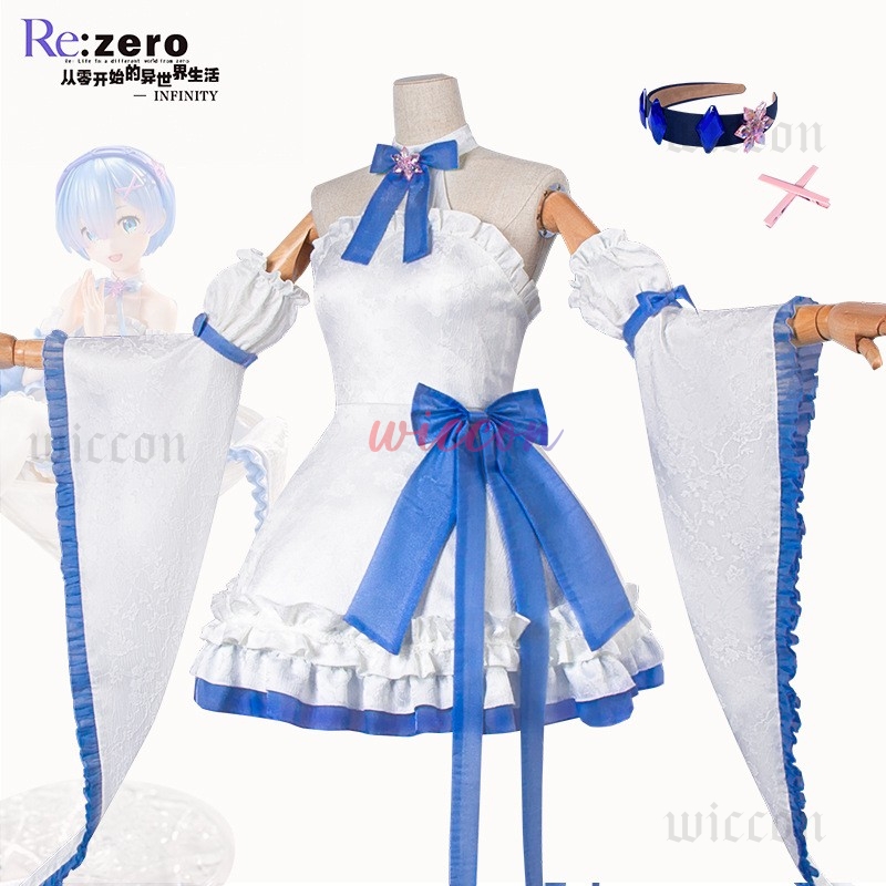 Anime Cosplay Rem - Costume de cosplay Rem, robe adorable,