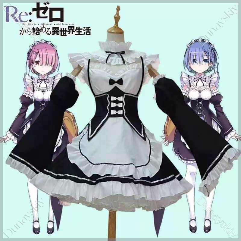 Tenue de cosplay de demoiselle - Anime Cosplay Rem avis et prix