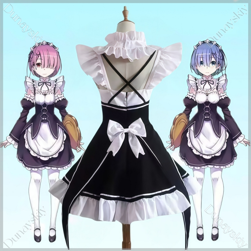 Tenue de cosplay de demoiselle - Anime Cosplay Rem avis et prix