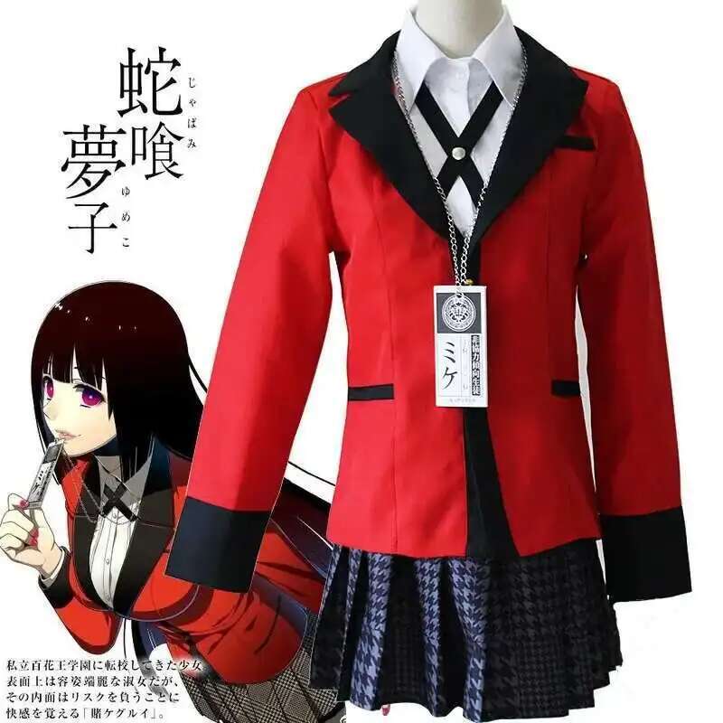 Costume de Cosplay Anime Kakeg - Anime Cosplay Yumeko avis et prix