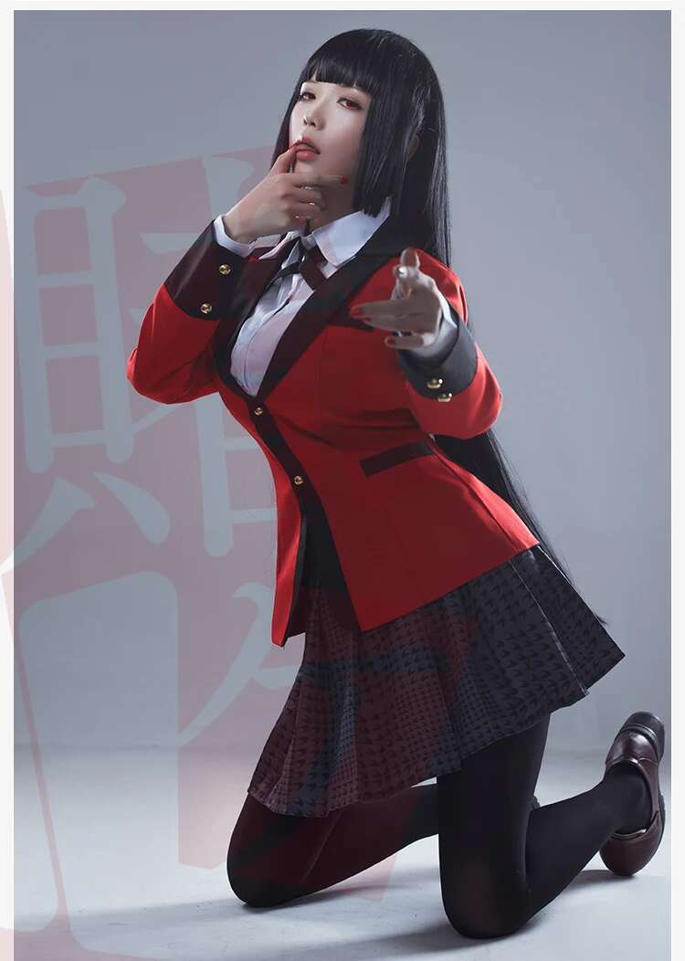 Costume de Cosplay Anime Kakeg - Anime Cosplay Yumeko avis et prix