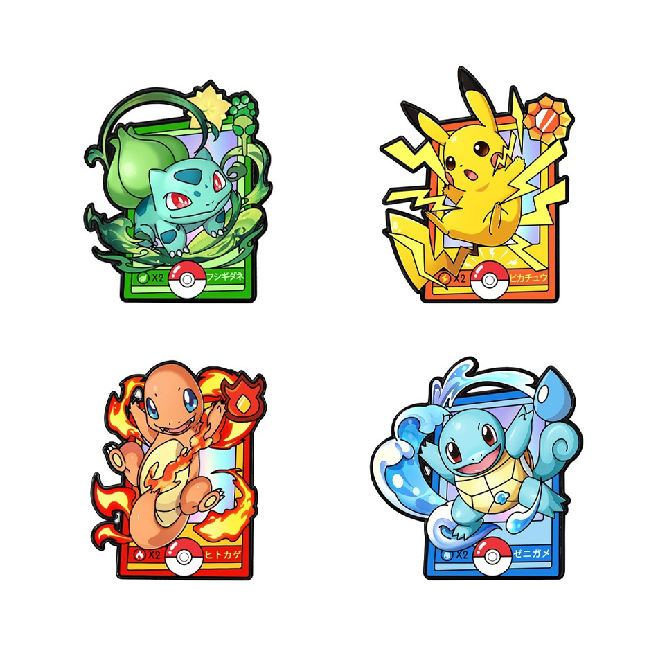 Ensemble de 4 épingles en émai - Anime Cosplay Pokemon avis et prix