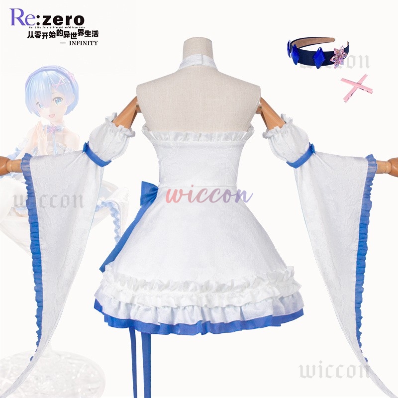 Costume de cosplay Rem, robe a - Anime Cosplay Rem avis et prix